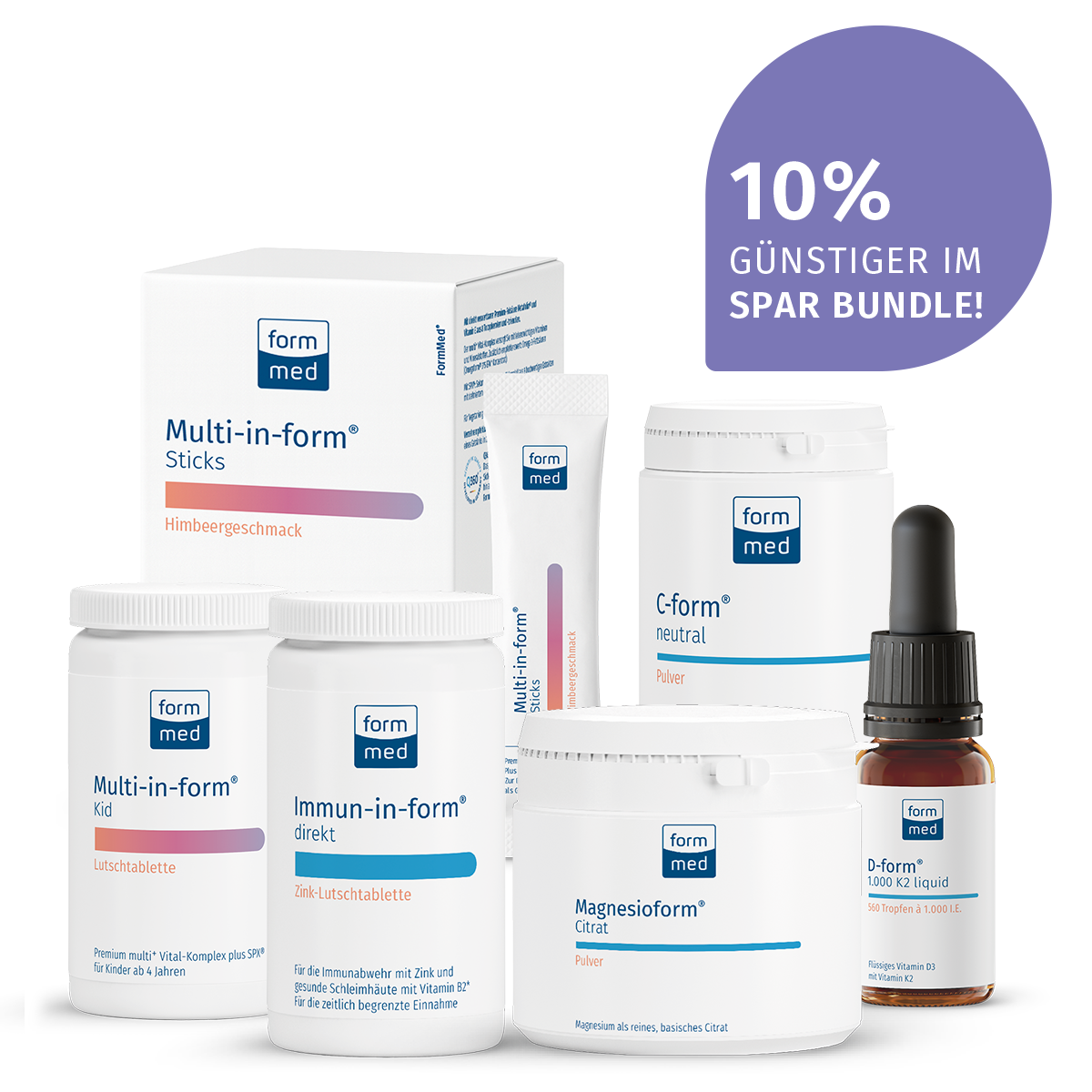 Helmines Basis-Bundle (ohne Omega-3)