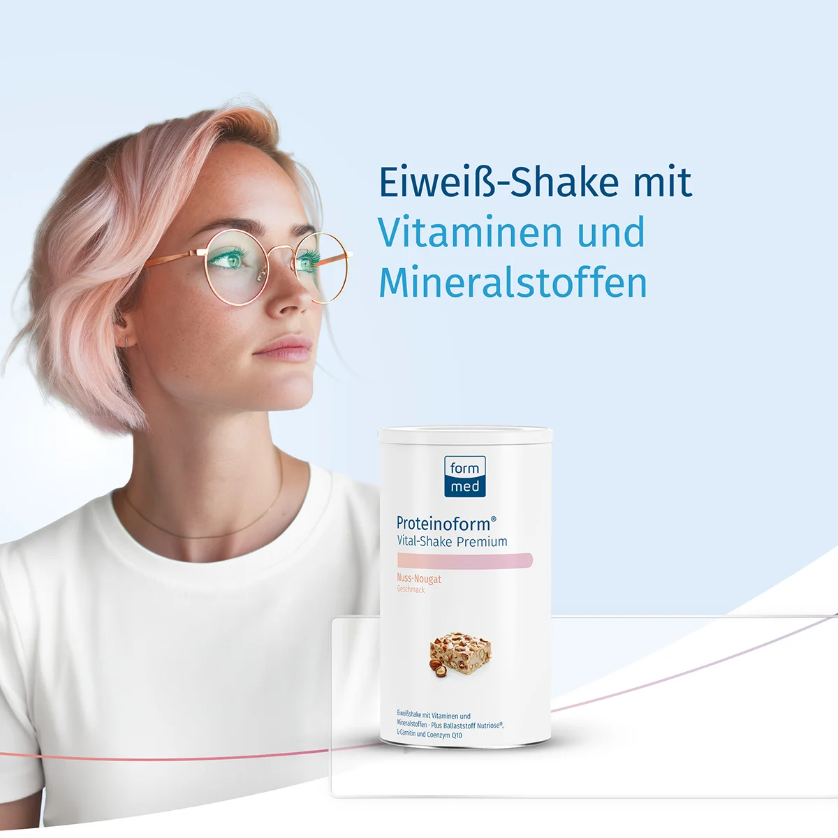 Proteinoform® Vital-Shake Premium Nuss-Nougat