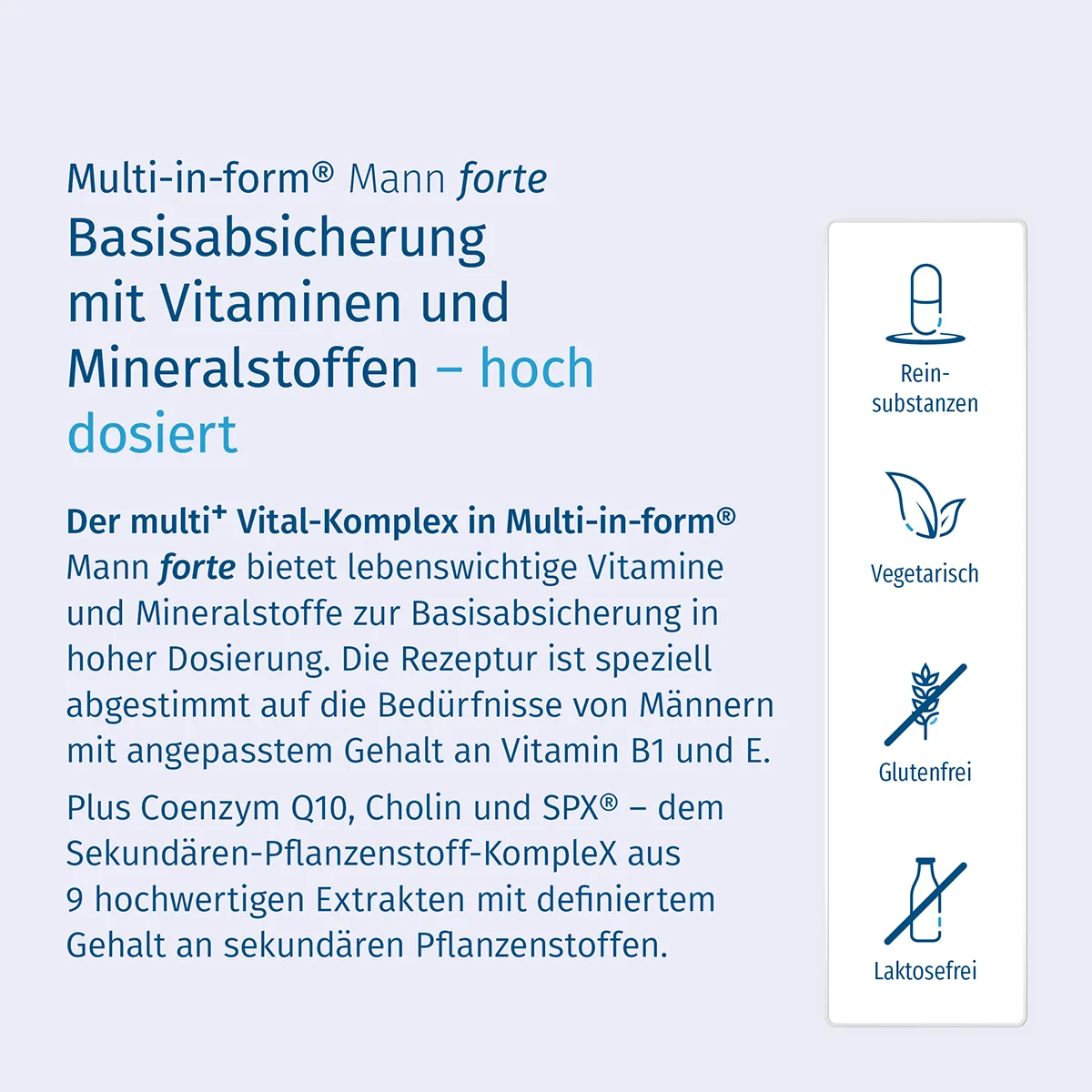 Multi-in-form® Mann forte Multi-in-form® Mann forte
