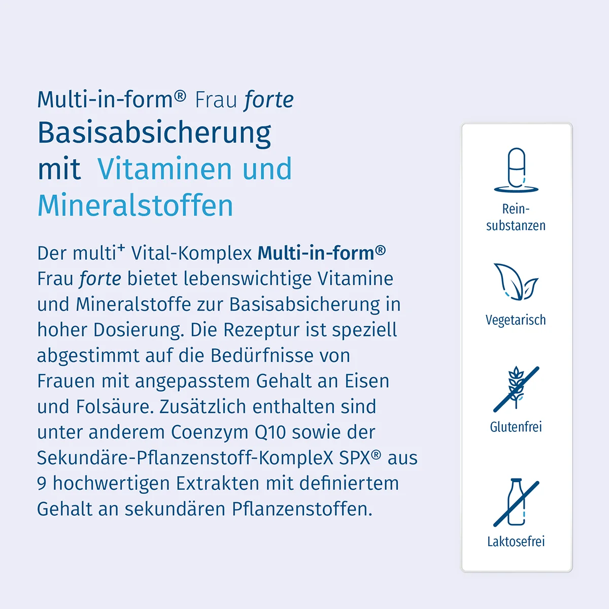 Multi-in-form® Frau forte Multi-in-form® Frau forte