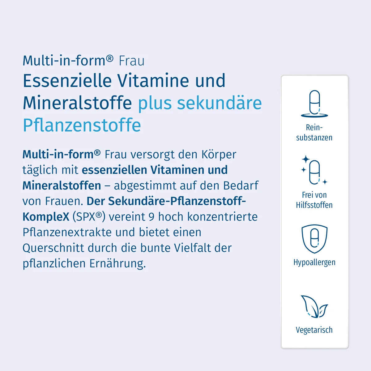 Multi-in-form® Frau Multi-in-form® Frau