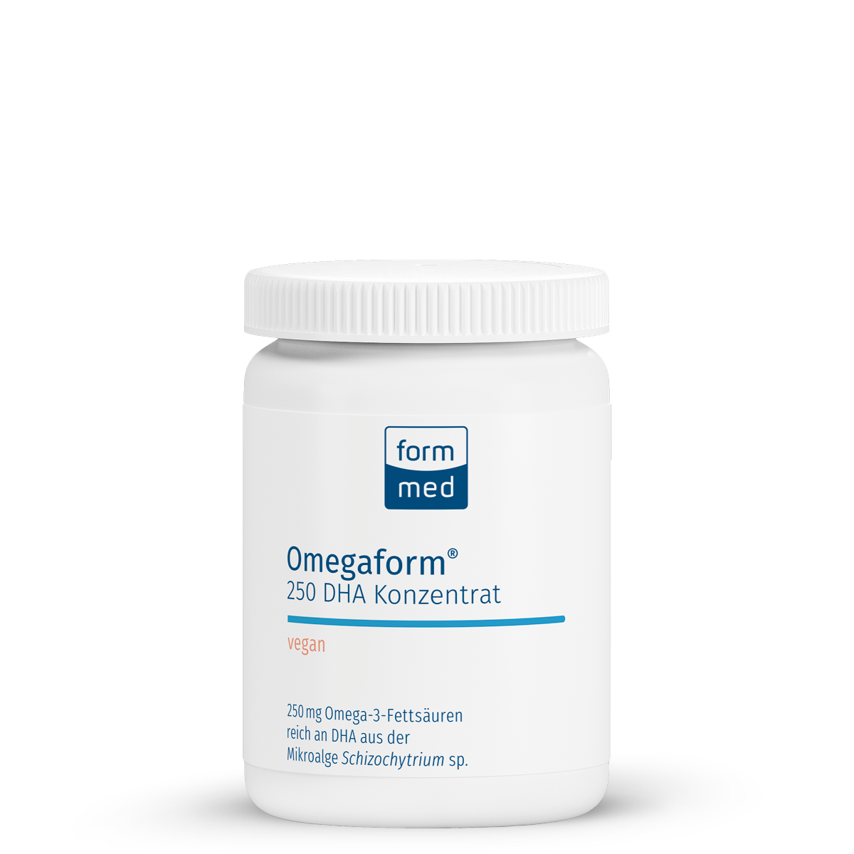 Omegaform® 250 DHA Konzentrat vegan (ehem. Omegaform® 230 DHA Konzentrat vegan) Omegaform® 250 DHA Konzentrat vegan (ehem. Omegaform® 230 DHA Konzentrat vegan)