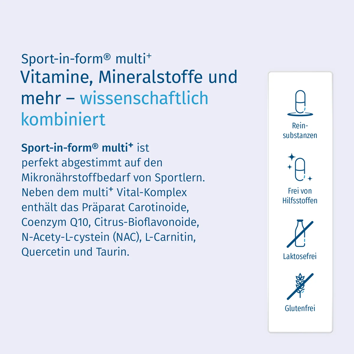 Sport-in-form® multi+ Sport-in-form® multi+