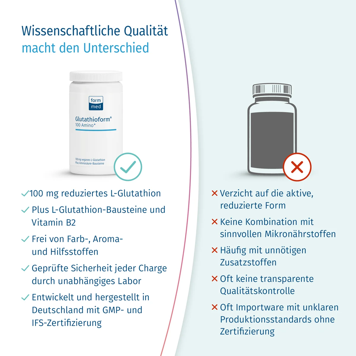 was macht glutathion im körper Glutathioform® 100 Amino+