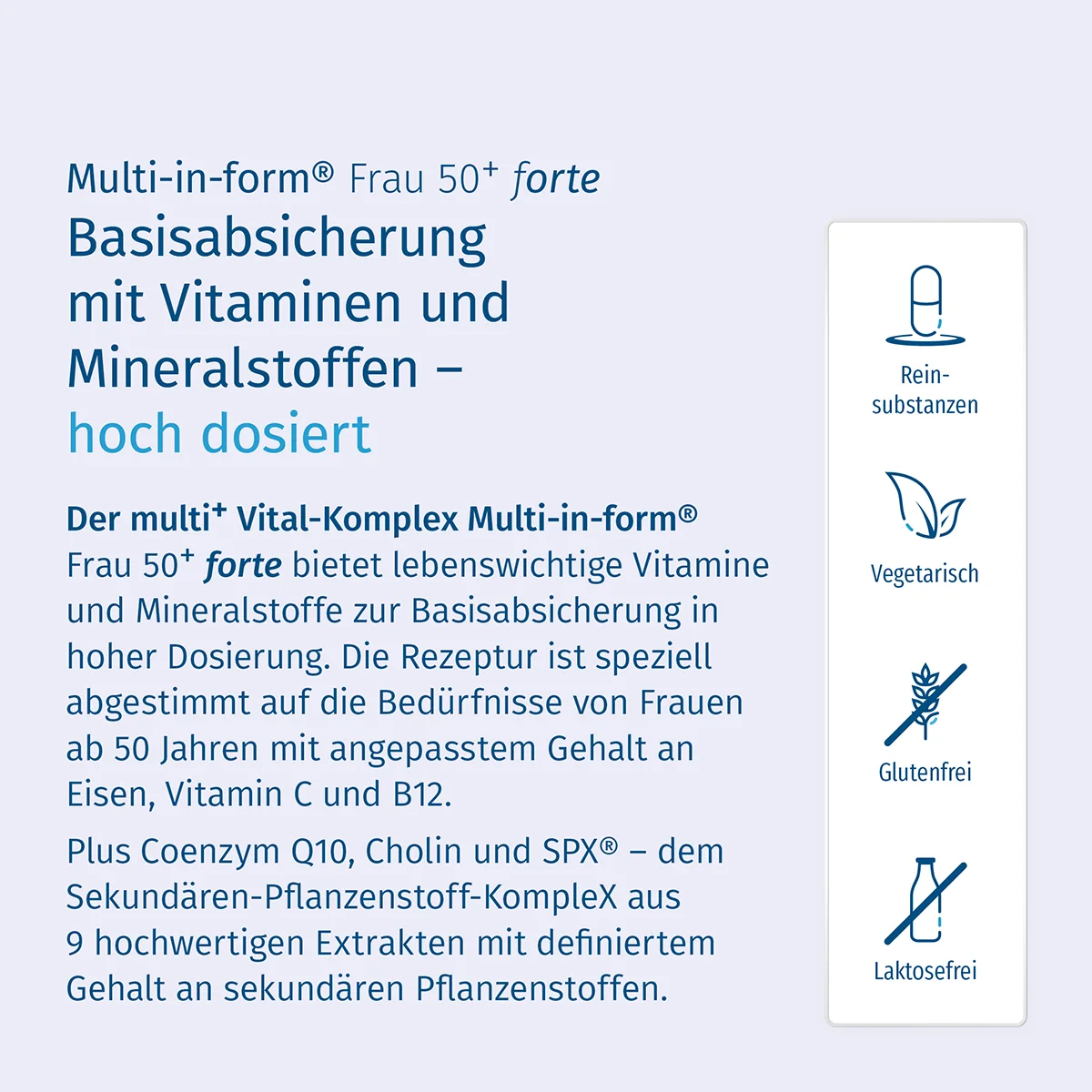 Multi-in-form® Frau 50+ forte Multi-in-form® Frau 50+ forte