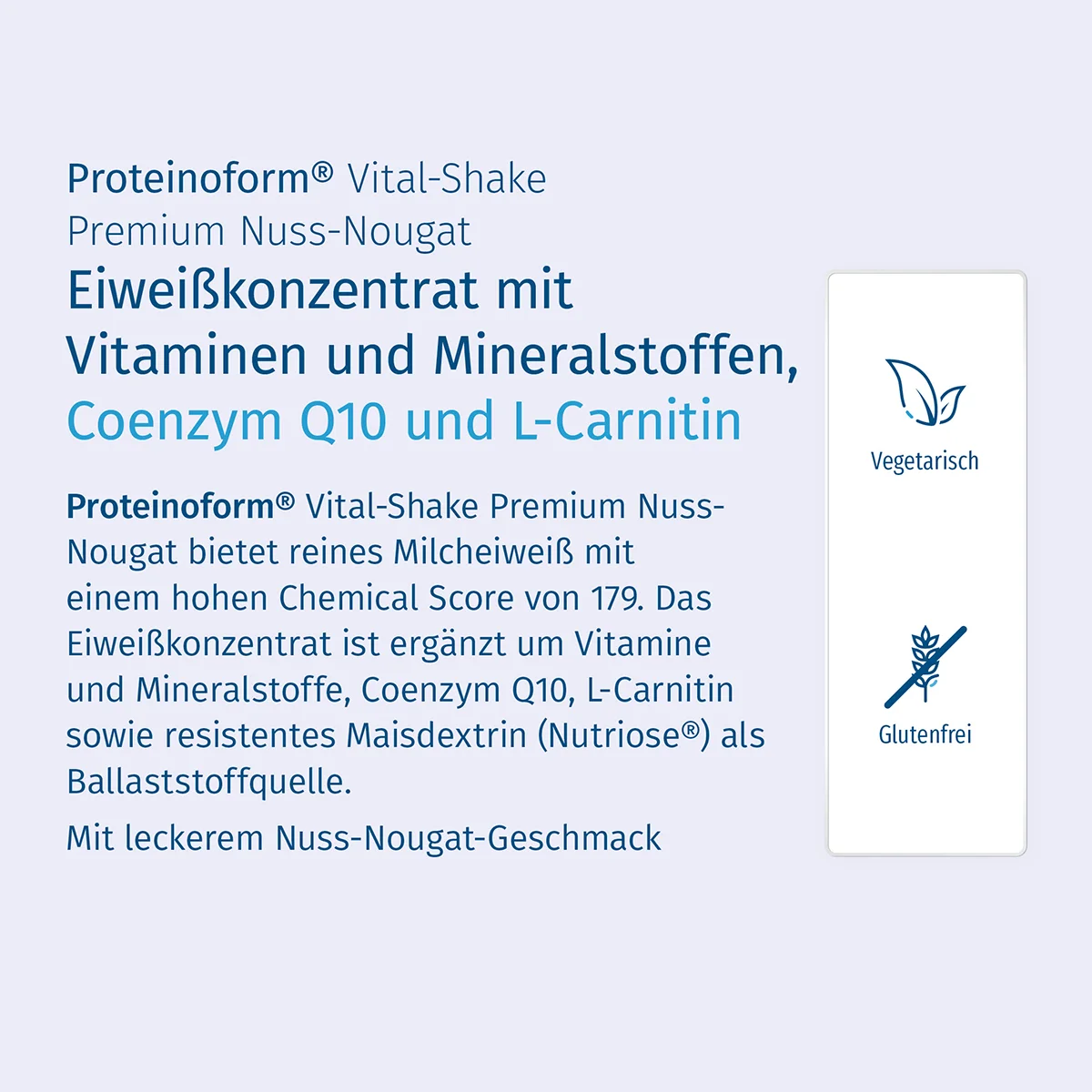 Proteinoform® Vital-Shake Premium Nuss-Nougat Proteinoform® Vital-Shake Premium Nuss-Nougat
