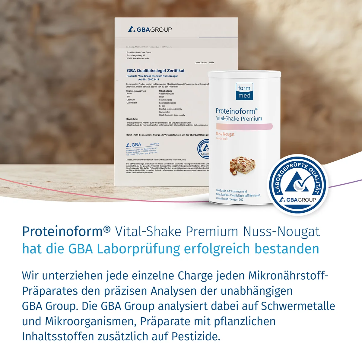 Proteinoform® Vital-Shake Premium Nuss-Nougat Proteinoform® Vital-Shake Premium Nuss-Nougat