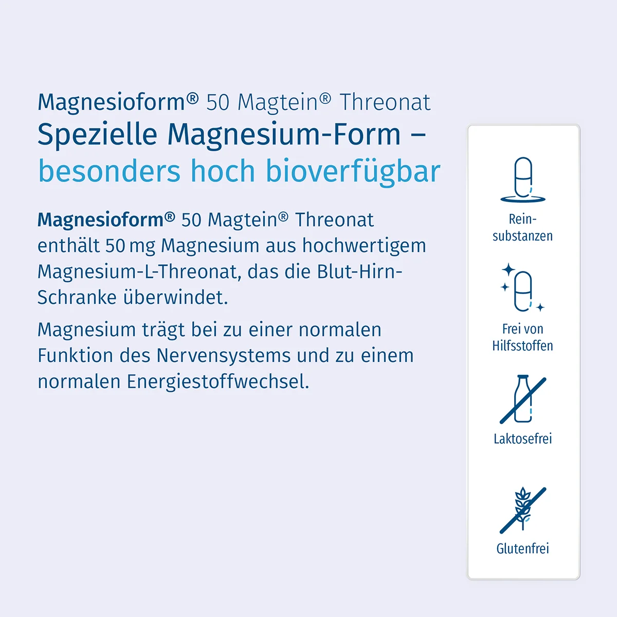 Magnesioform® 50 Magtein® Threonat Magnesioform® 50 Magtein® Threonat
