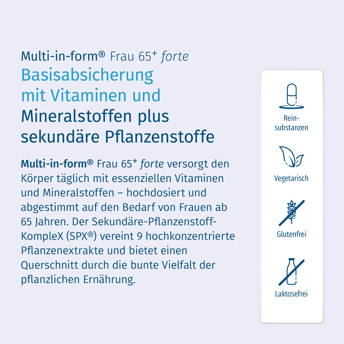 Multi-in-form® Frau 65+ forte Multi-in-form® Frau 65+ forte