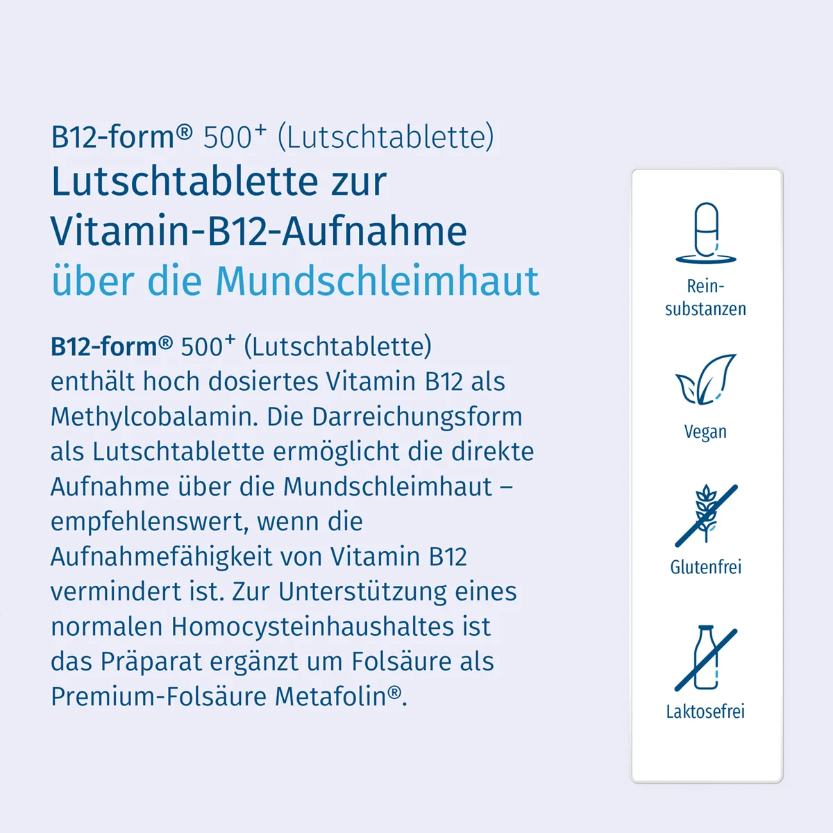 B12-form® 500+ (Lutschtablette)